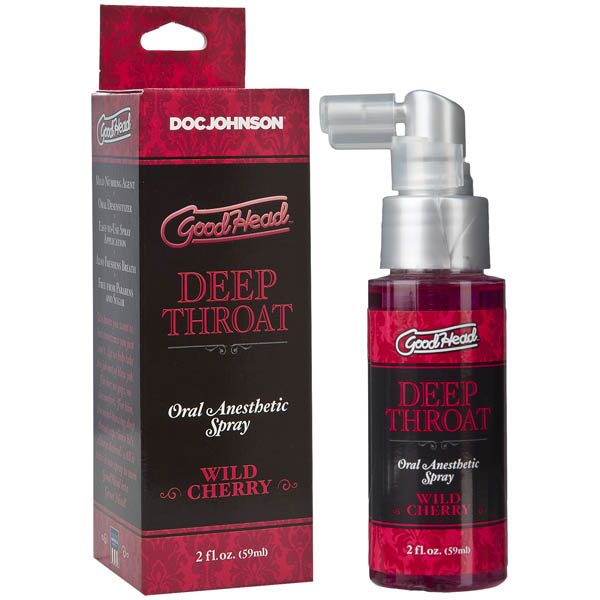 Wild Cherry Flavoured Deep Throat Spray - 59 ml Bottle