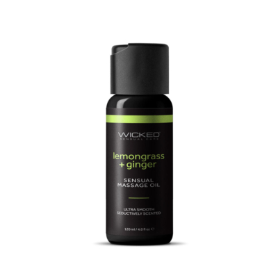 Lemongrass and Ginger Scented Massage Oil - 120 ml Tube