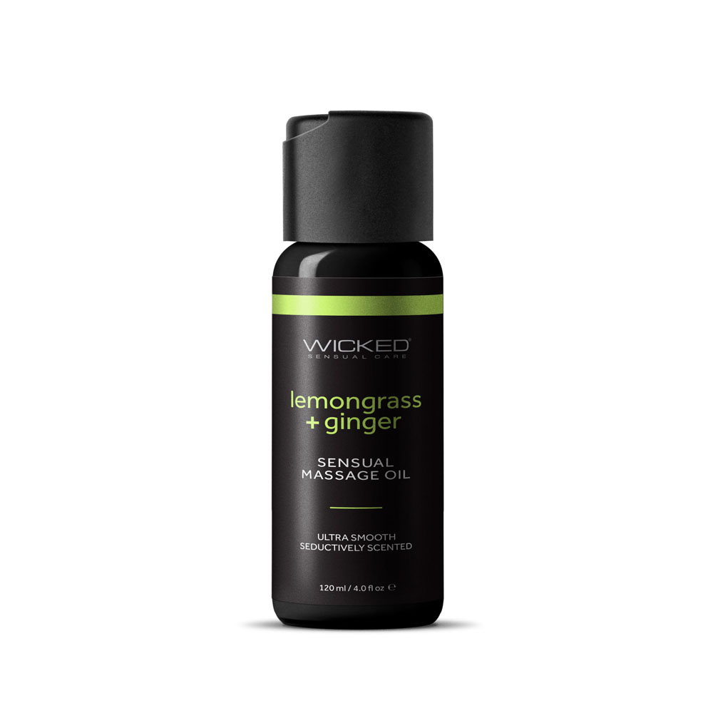 Lemongrass and Ginger Scented Massage Oil - 120 ml Tube