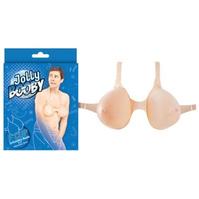 Inflatable F-Cup Boobs with Adjustable Strap