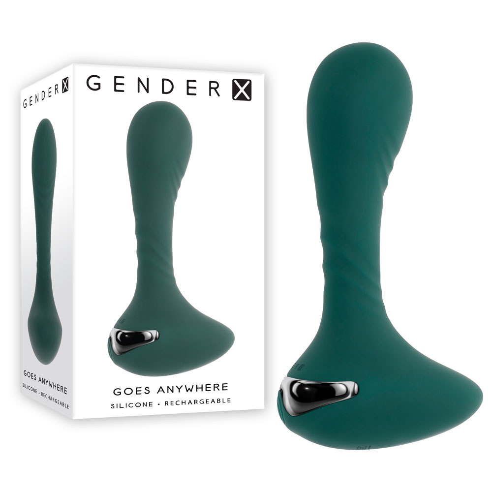 Green 12.4 cm USB Rechargeable Vibrator