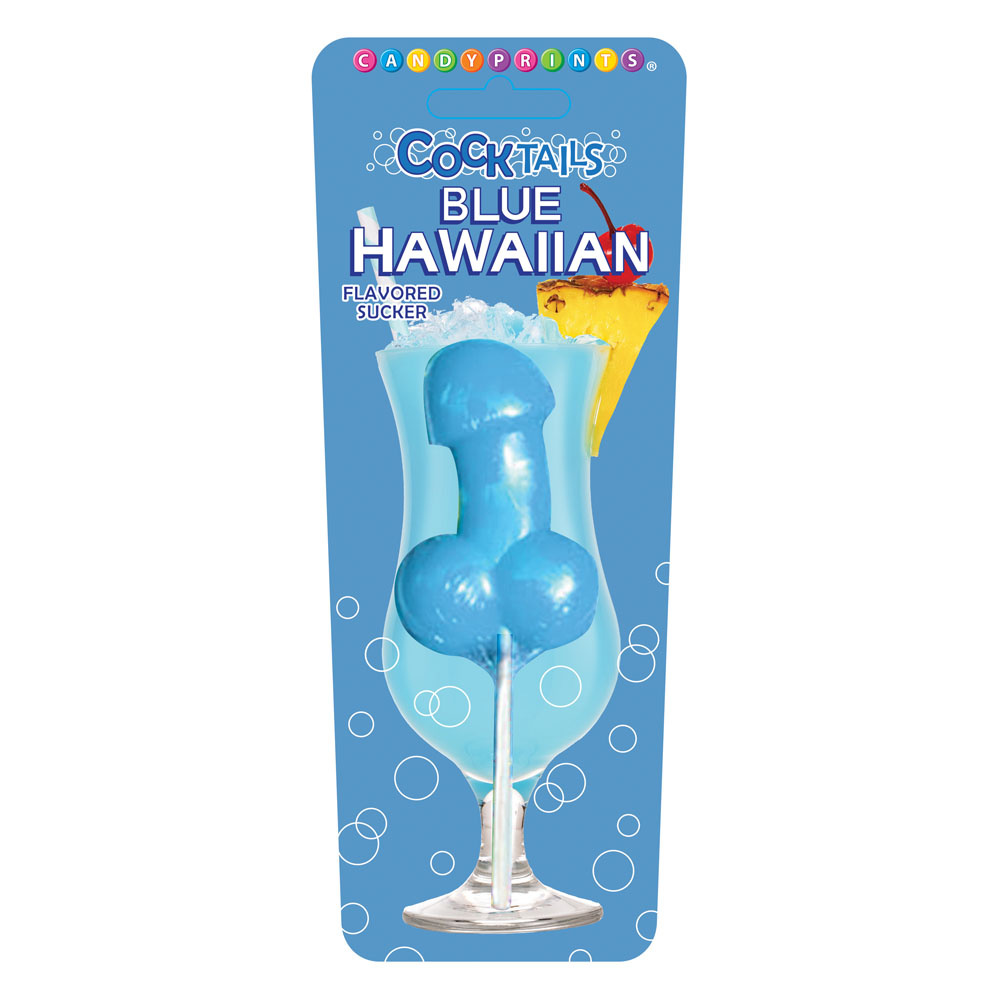 Blue Hawaiian Flavoured Dicky Lollypop