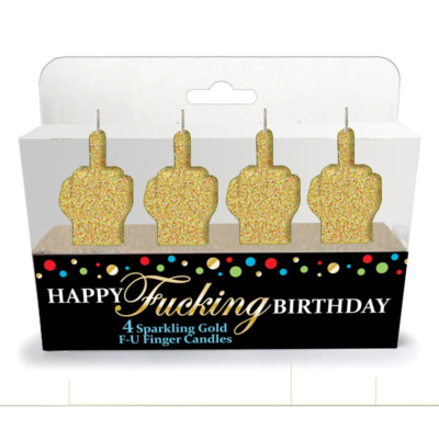 Novelty Party Candles - Set of 4
