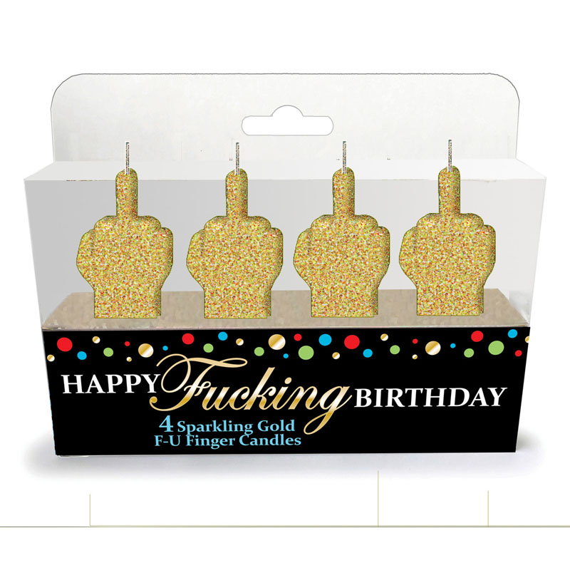 Novelty Party Candles - Set of 4