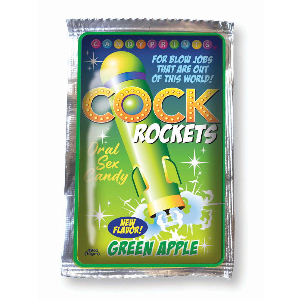 Green Apple Flavoured Oral Sex Candy - 15 grams