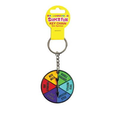 Naughty Spinner Novelty Keychain