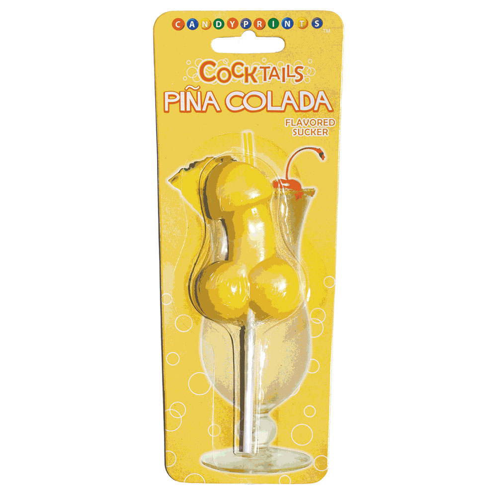 Pina Colada Flavoured Dicky Lollypop