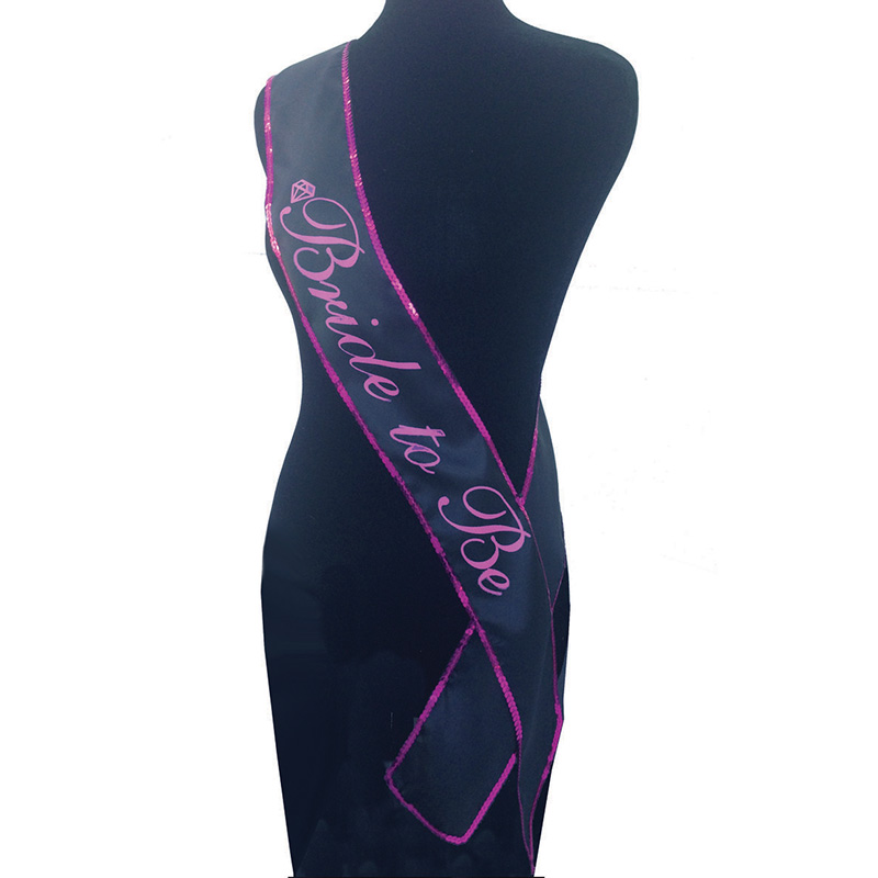 Black Hens Party Sash