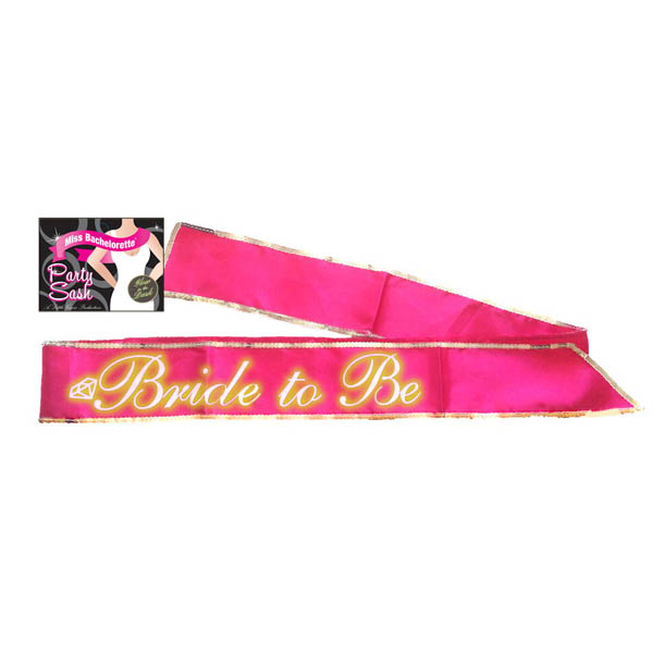 Glow in the Dark Hot Pink Hen's Party Sash