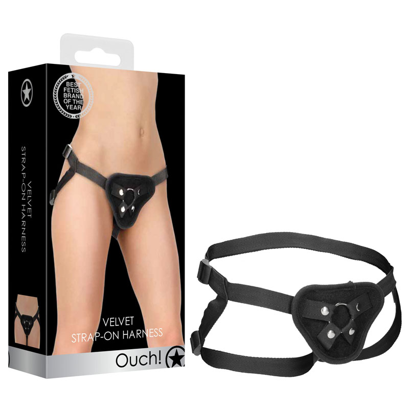Black Strap-On Harness (No Probe Included)