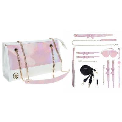 Pink Bondage Set with Bag - 8 Piece Kit