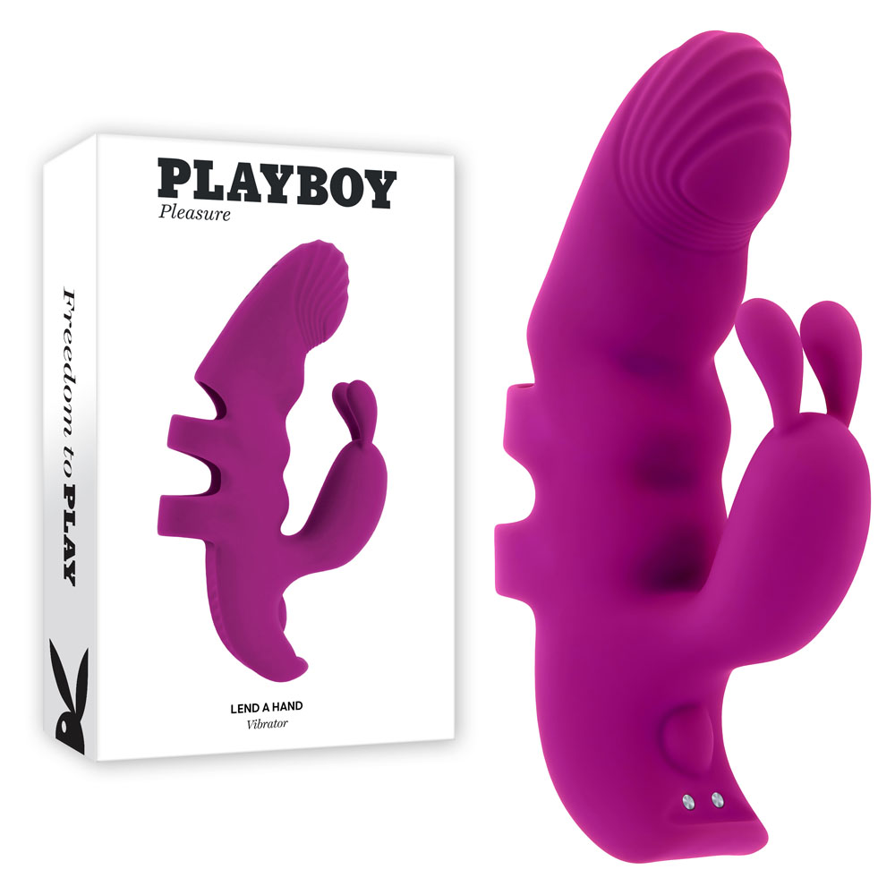 Purple USB Rechargeable Finger Vibrator