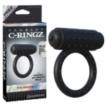 Black Vibrating Cock Ring