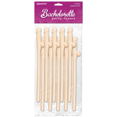Flesh Straws - Set of 10