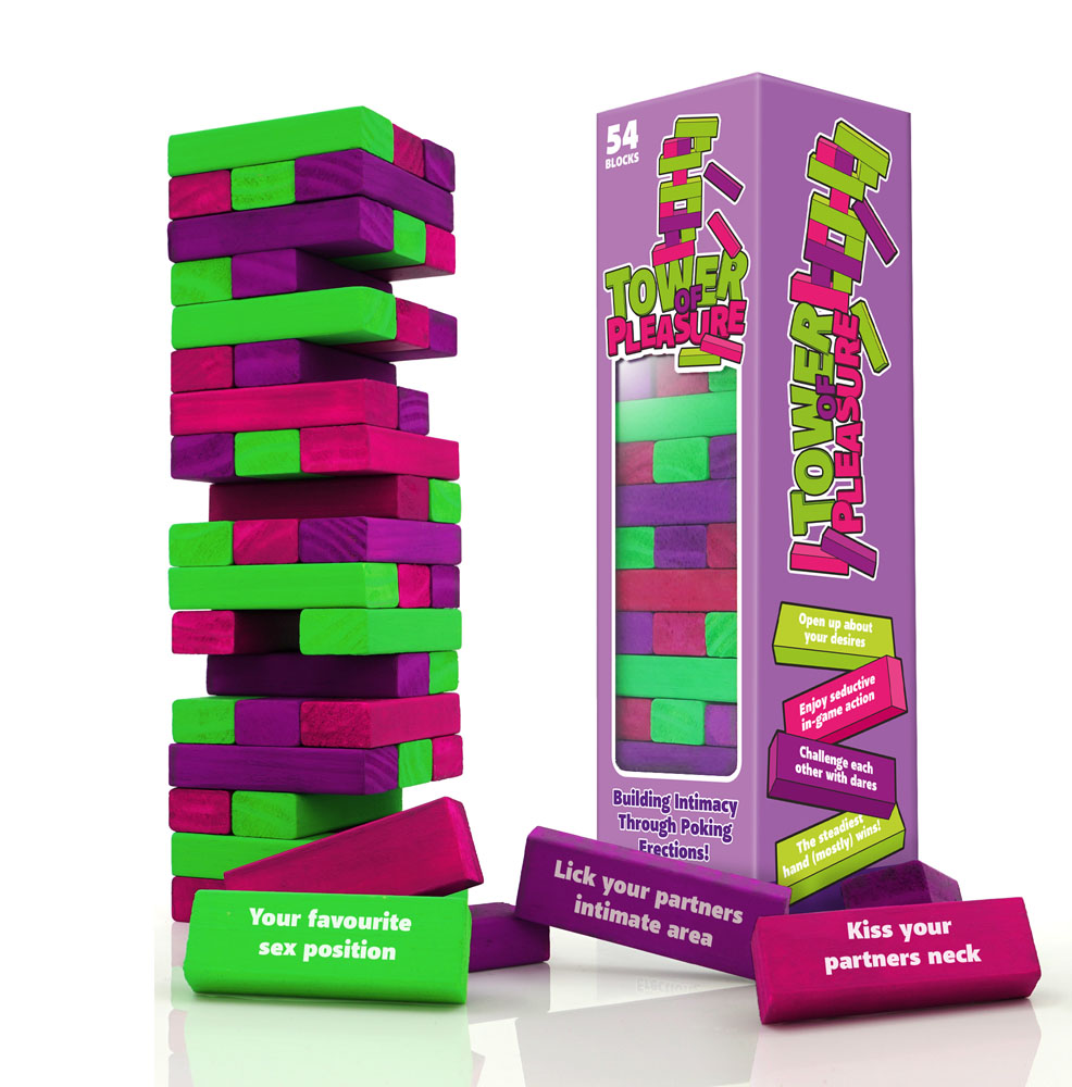 Couples Tumbling Tower Game