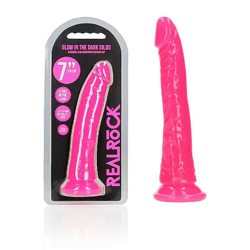 Glow in Dark Pink 18 cm (7'') Dong