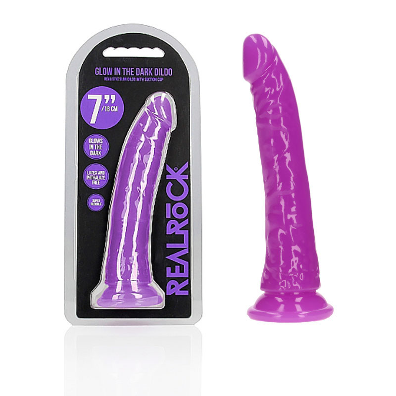 Glow in Dark Purple 18 cm (7'') Dong