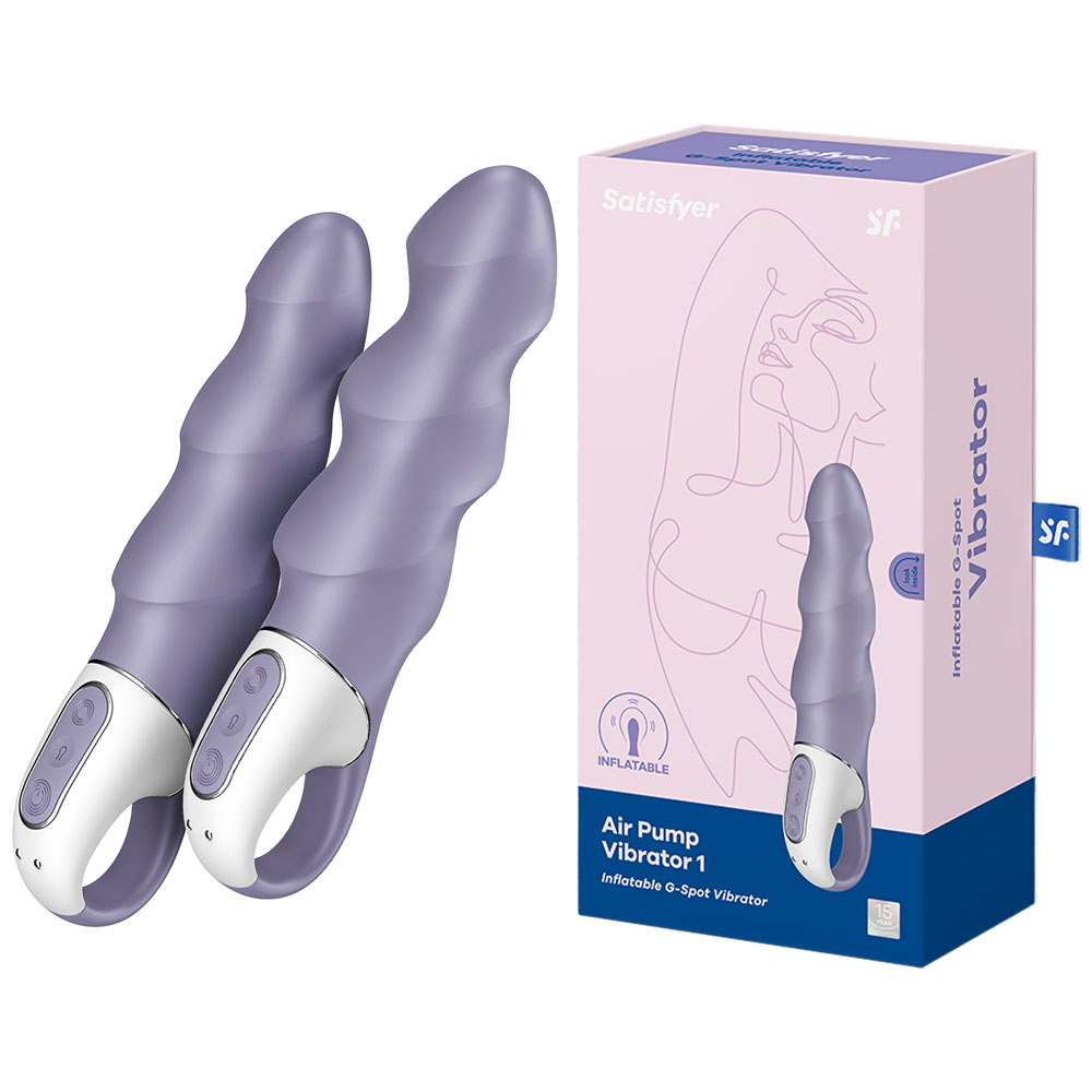 Lilac USB Rechargeable Inflatable Vibrator