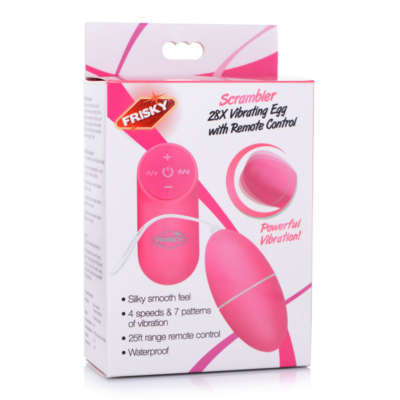 Pink Vibrating Egg with Wireless Remote
