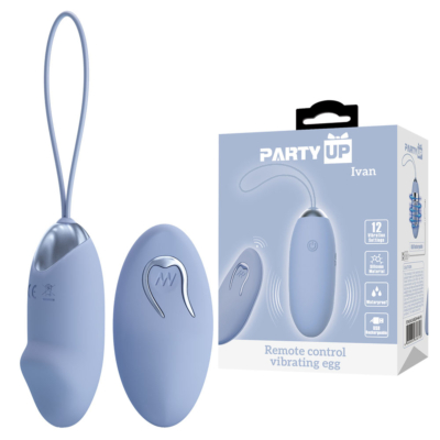 Purple USB Rechargeable Vibrating Egg with Wireless Remote