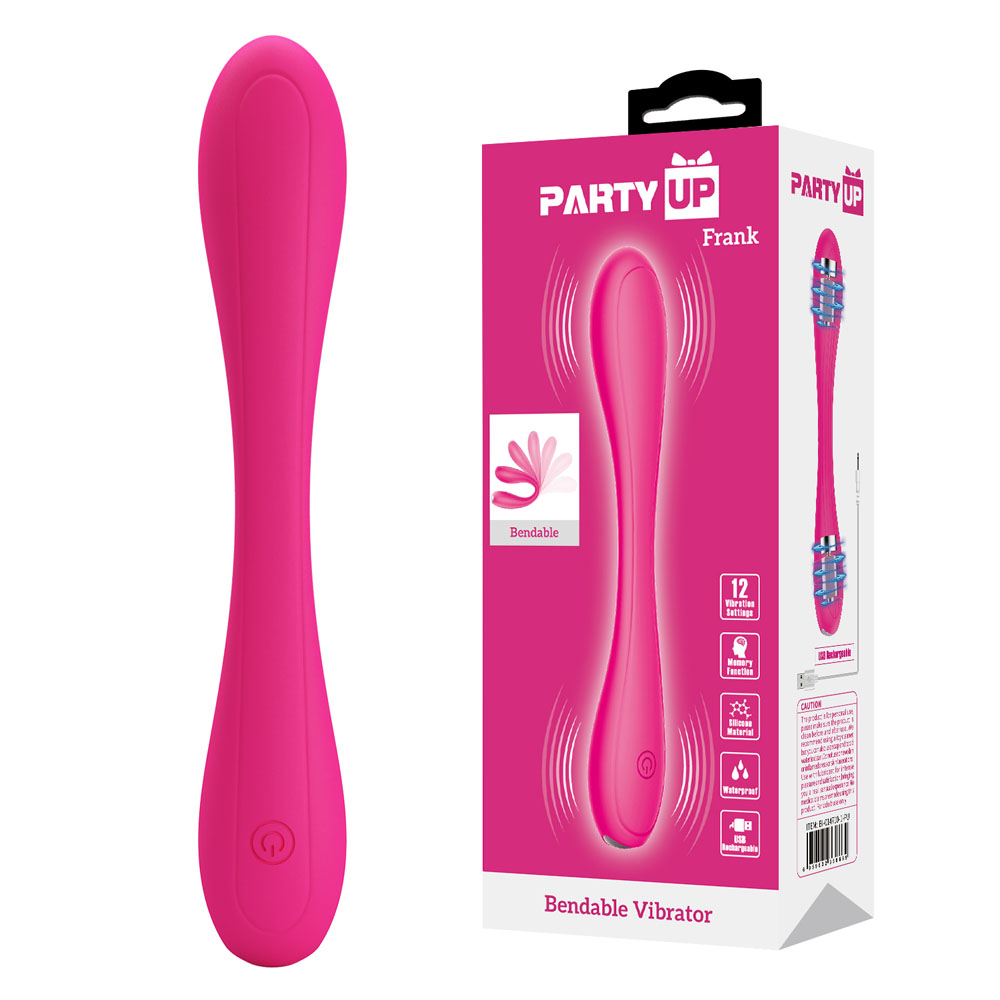 Pink 17.1 cm Bendable Vibrator
