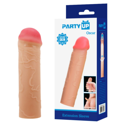 Flesh 1 Inch Penis Extender Sleeve