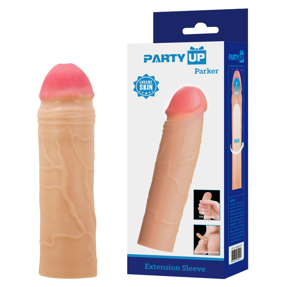 Flesh 2 Inch Penis Extender Sleeve