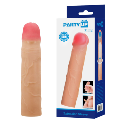 Flesh 3 Inch Penis Extender Sleeve