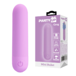 Purple 8 cm USB Rechargeable Bullet