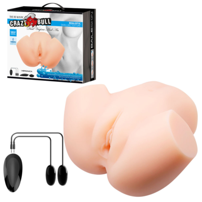 Flesh Vibrating Torso Masturbator