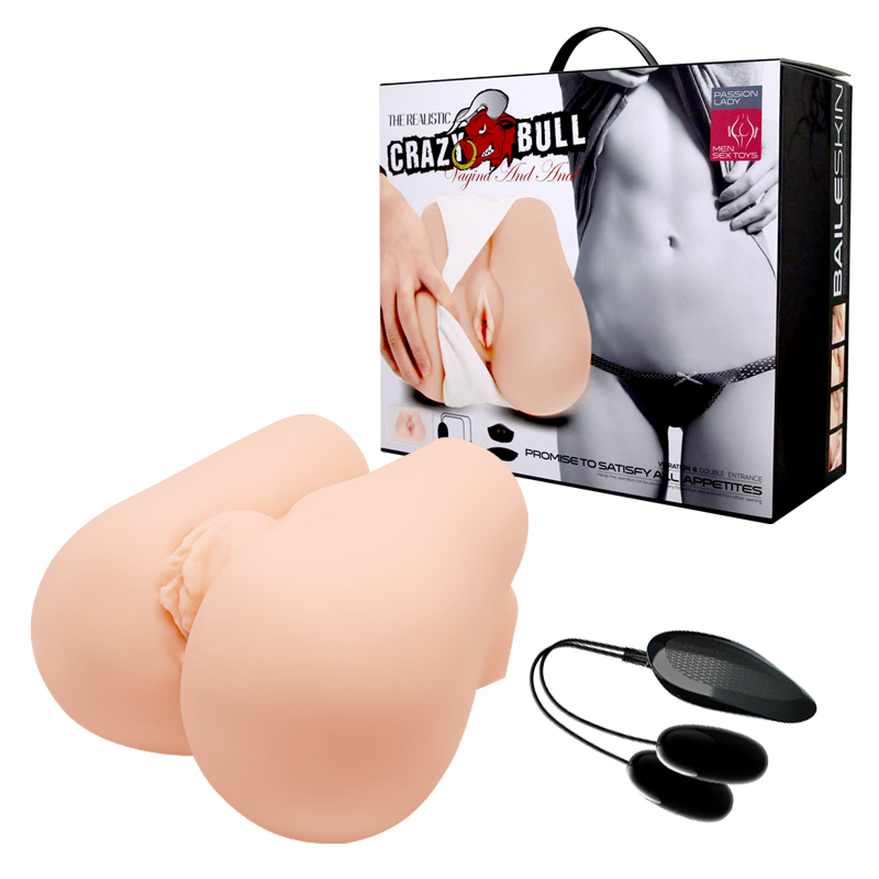 Flesh Vibrating Missionary Torso Masturbator