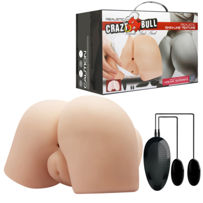 Flesh Vibrating Doggy Style Torso Masturbator