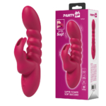 Pink 18.2 cm USB Rechargeable Rabbit Vibrator
