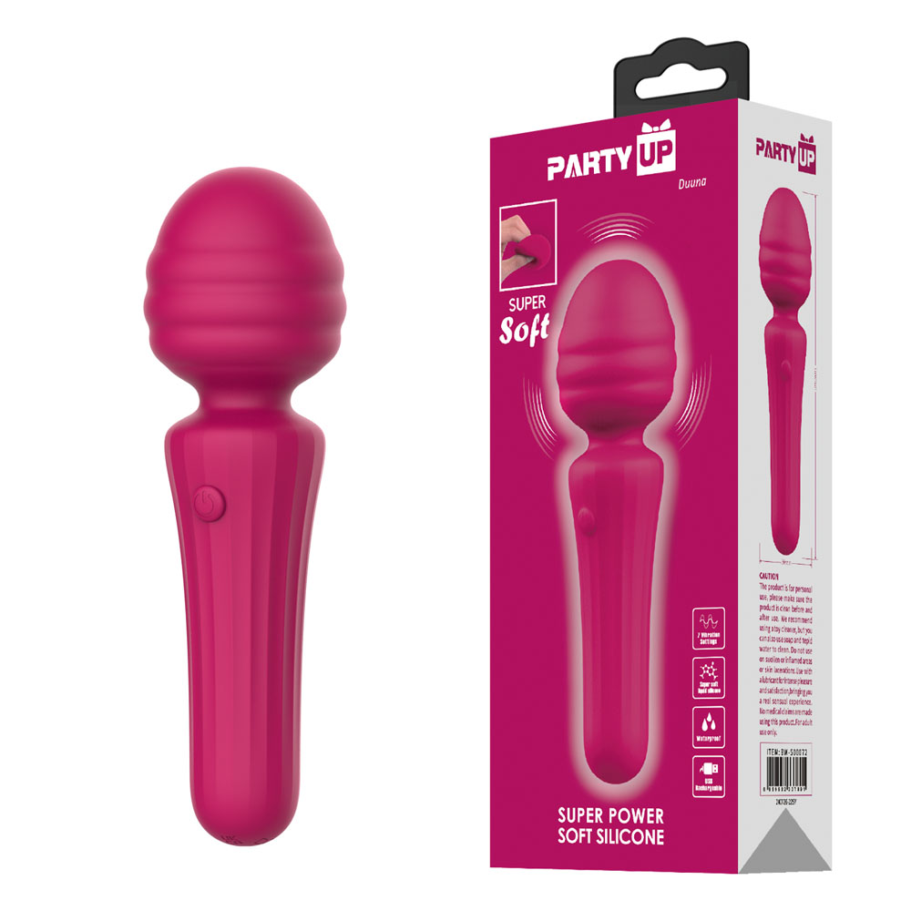 Pink 16.9 cm USB Rechargeable Massage Wand