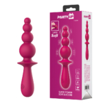 Pink 17.1 cm USB Rechargeable Beaded Vibrator