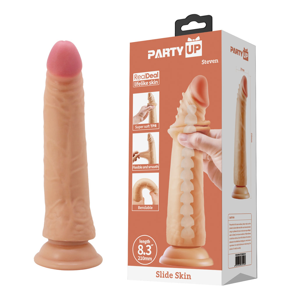 Flesh 21 cm Flexible Dildo