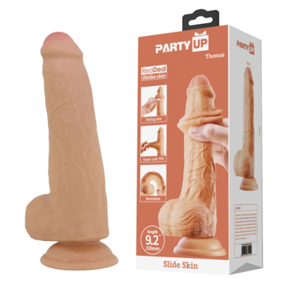 Flesh 23 cm Flexible Dildo