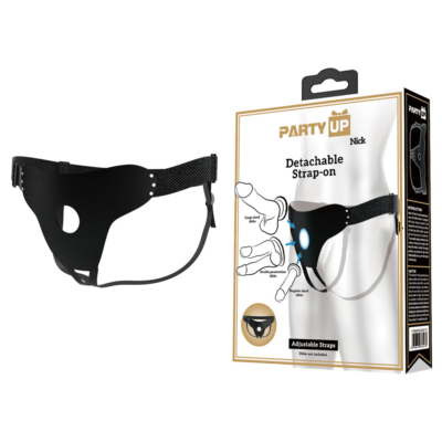 Black Adjustable Strap-On Harness (No Probe Included)