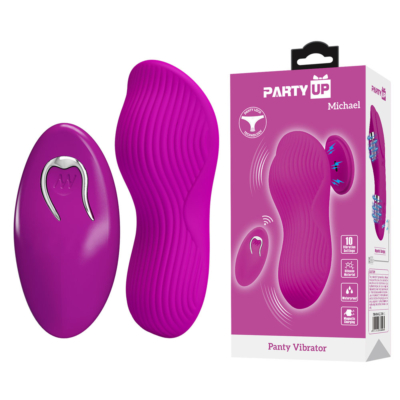Pink USB Rechargeable Panty Vibrator with Wireless Remote Control