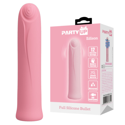 Pink 10.3 cm USB Rechargeable Bullet