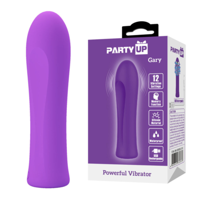 Purple 10.2 cm USB Rechargeable Bullet