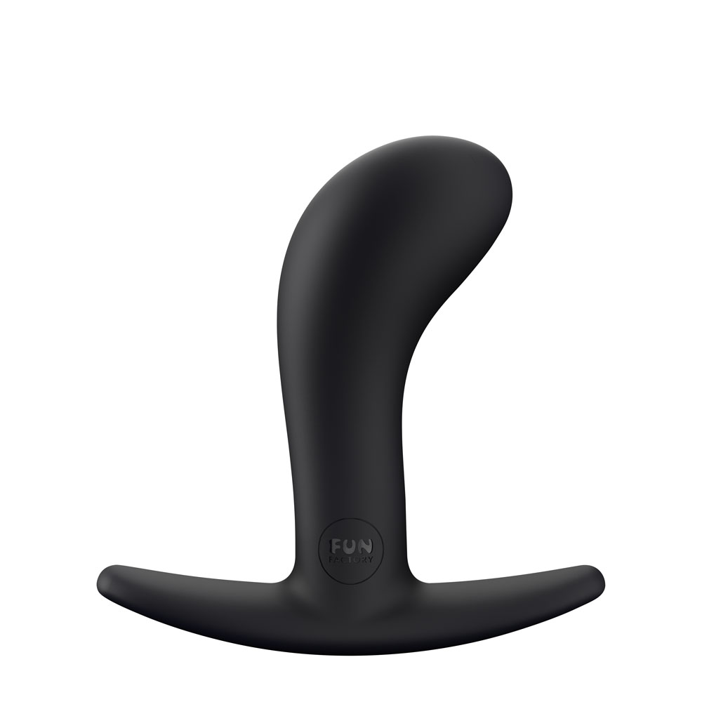 Black 9.3 cm Medium Butt Plug