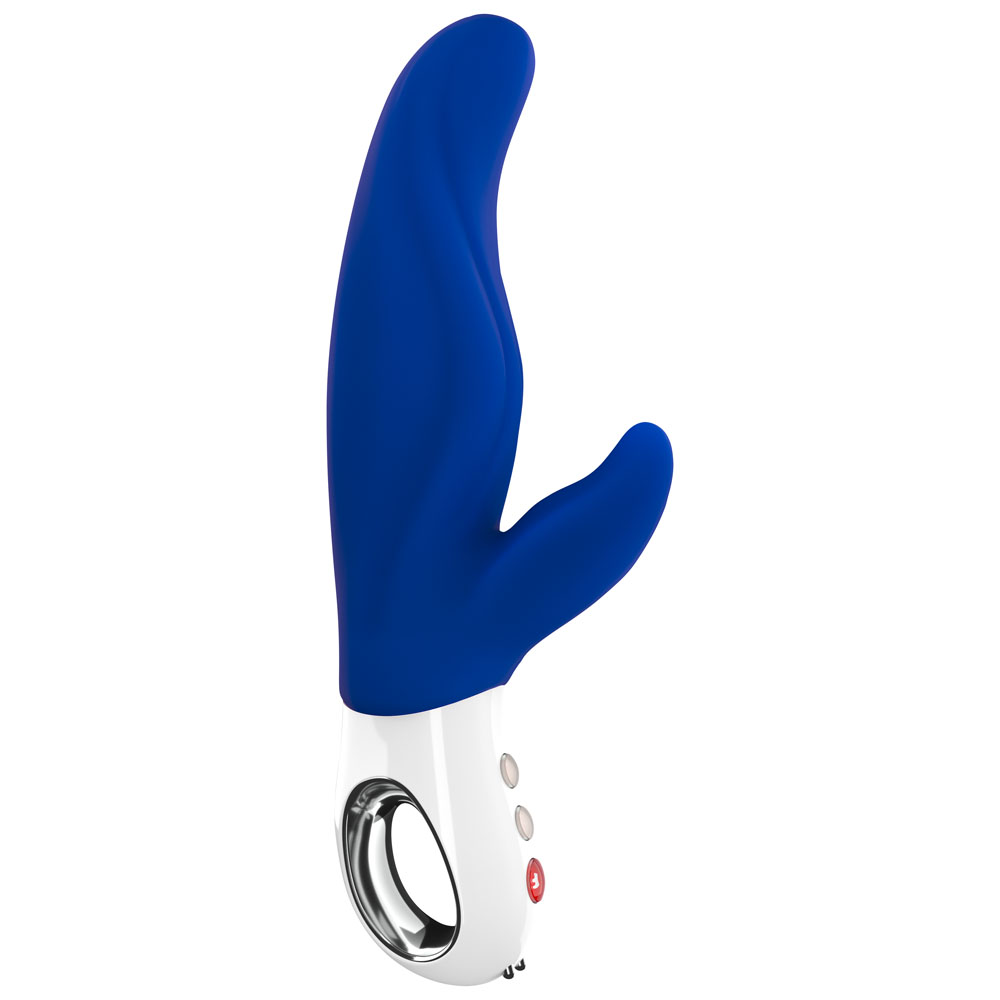 Blue 22.1 cm USB Rechargeable Rabbit Vibrator