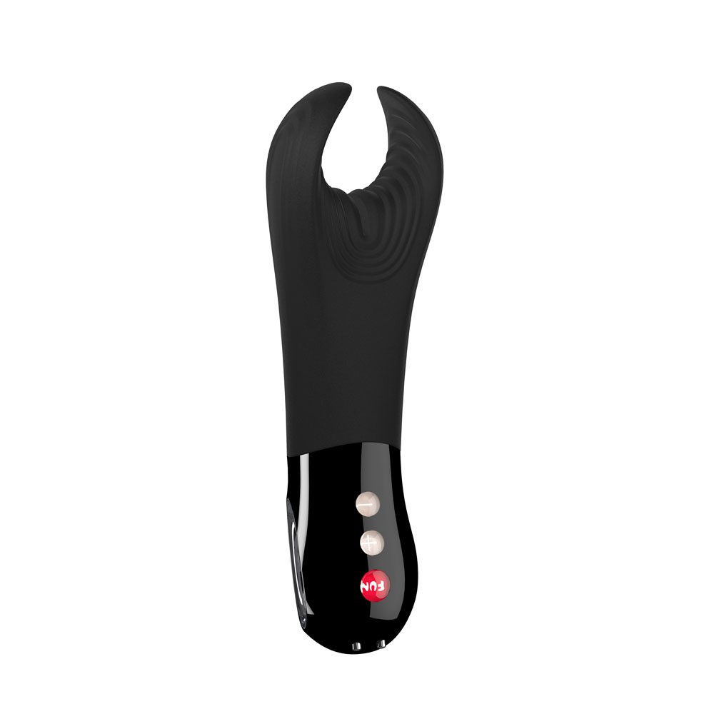 Black 18 cm USB Rechargeable Mens & Couples Vibrator