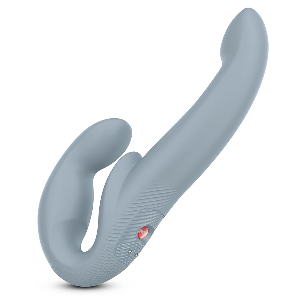 Grey USB Rechargeable Strapless Strap-On