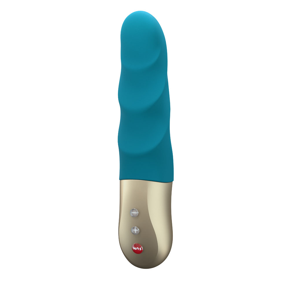 Deep Sea Blue 17 cm USB Rechargeable Thrusting Vibrator