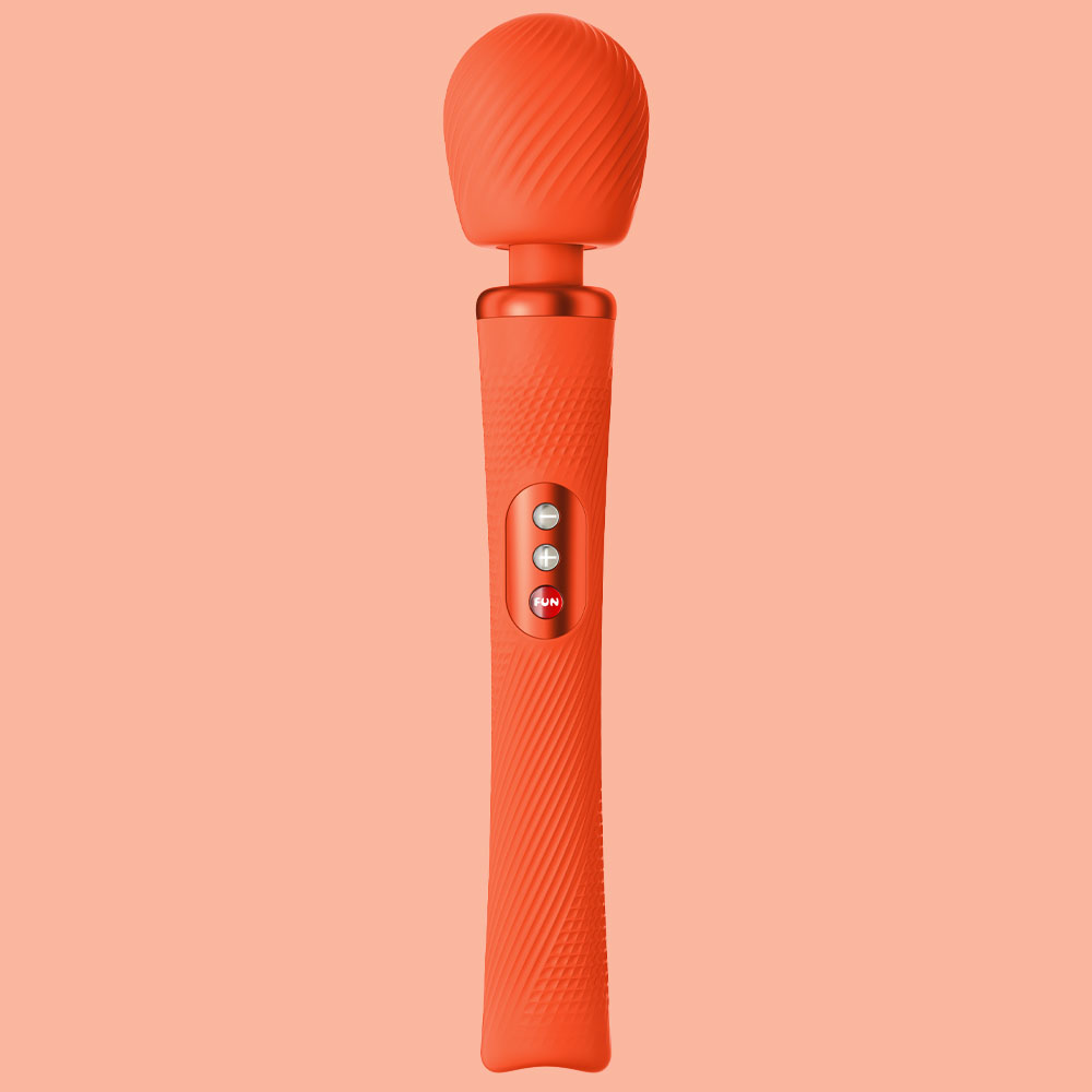 Sunset Orange 31.3 cm USB Rechargeable Massager Wand