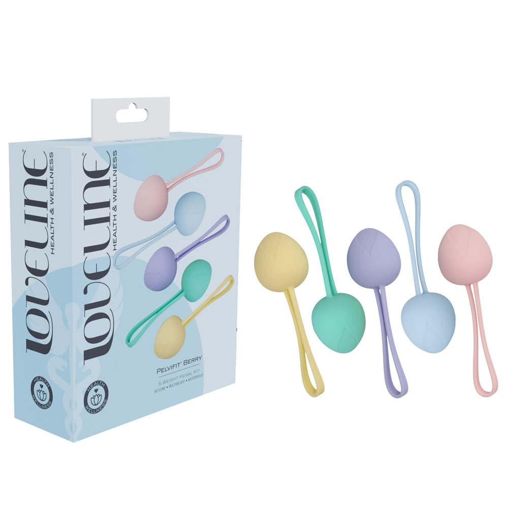 Coloured Kegel Kit - Set of 5 Sizes