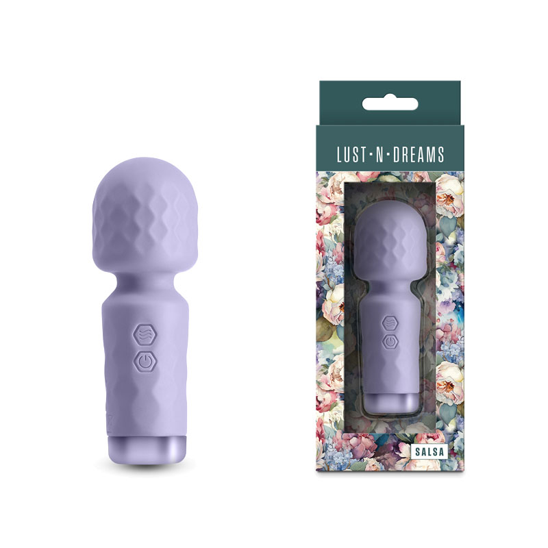Lavender 11.5 cm USB Rechargeable Mini Massage Wand