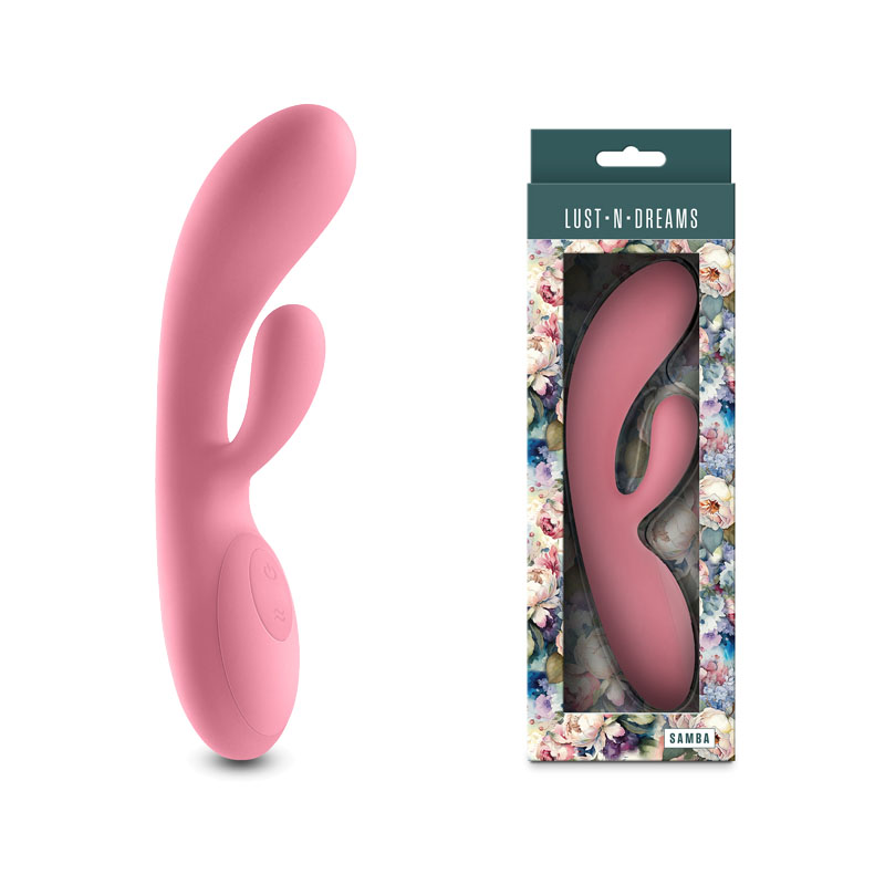 Pink 19.4 cm USB Rechargeable Rabbit Vibrator
